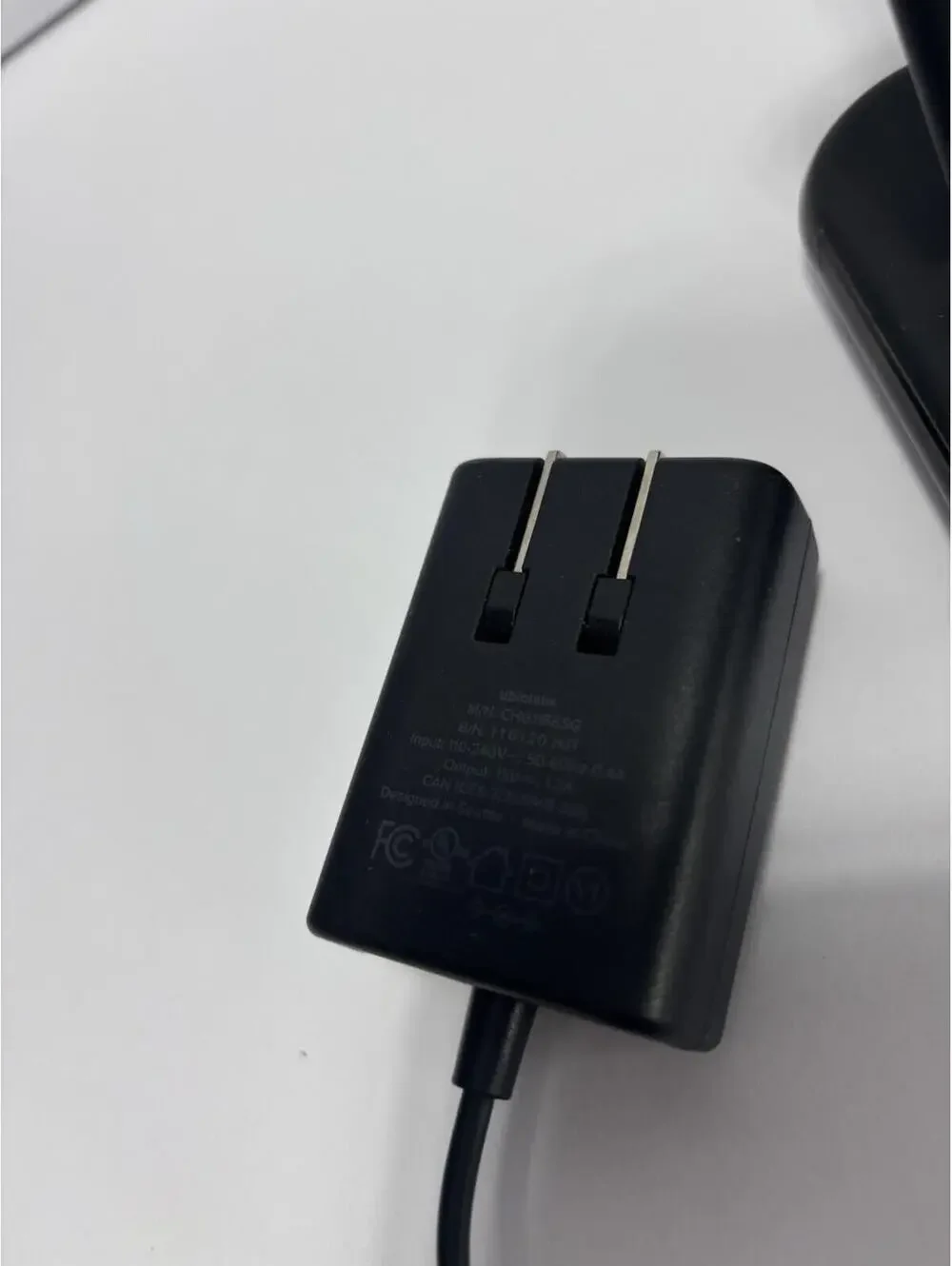 Ubio Labs 2-in-1 Wireless Charging Stand ,Plug Works -Charger **For Parts Only**